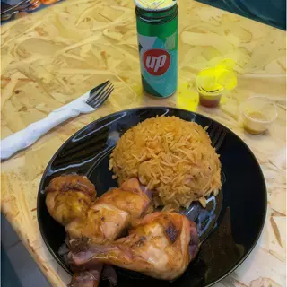 Menú de 3 Jamoncitos de pollo