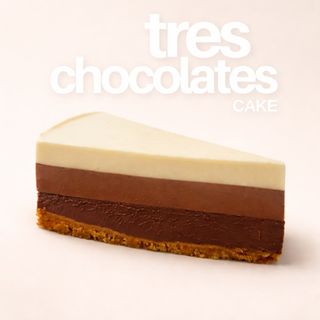 Tres Chocolates Cake