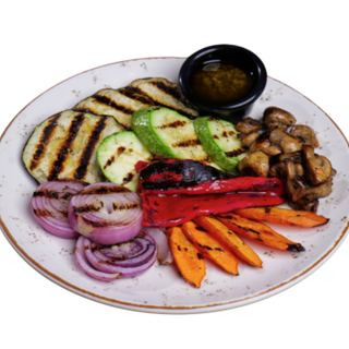 Гриловани зеленчуци със сос Песто Дженовезе (200г)