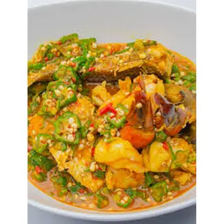 1Kg Seafood + Okro + Chicken