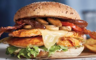 Menú Hamburguesa grilled chiken