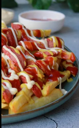 Salchicha con patata