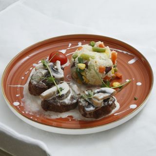 Медальоны с цветным рисом 