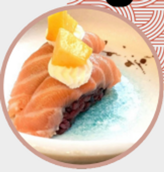 Nigiri black sake - 2 pezzi