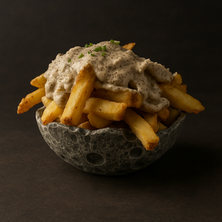 Patatas con trufa y parmesano