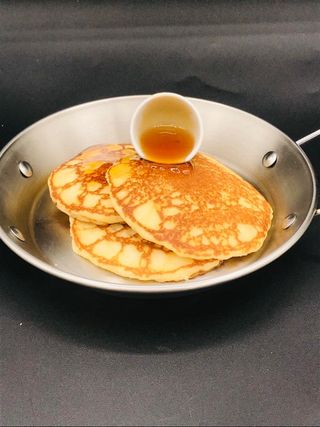 PANCAKE con sciroppo acero