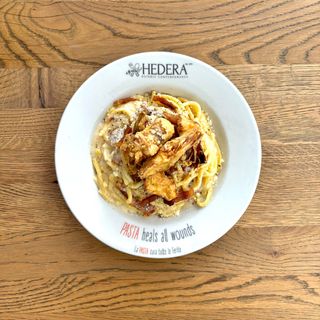 Gricia con Carciofi Fritti