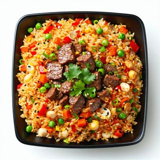 23. Arroz Frito Con Ternera Al Curry