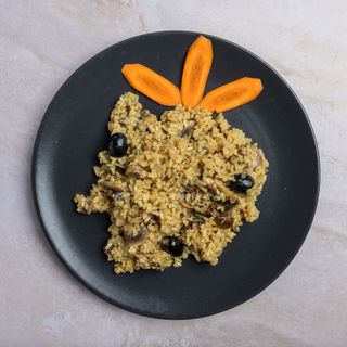 Integralni pirinač sa pečurkama