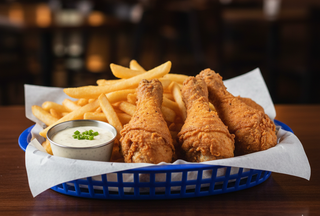 Crispy Drumstick 6 com Batata Frita