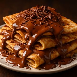 Crêpes cioko latte