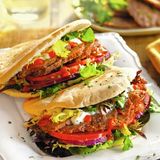 Kebab De Carne Con Queso