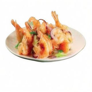 Langostinos Al Wok Con Sal Y Pimienta