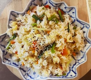 Arroz Frito Con  Verduras 