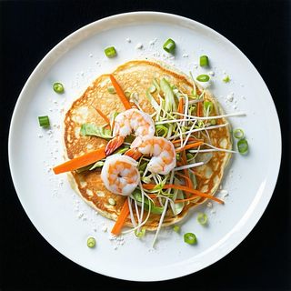 133. Ramen saltato con gamberi e verdure