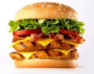 Double Chicken Burger + Double Cheese - Single