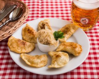 Pierogi z Kapustą i Grzybami