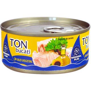 Navodul plin ton bucati in ulei vegetal 