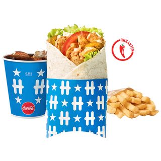 Тортила с пиле меню