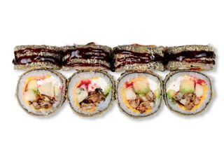 Темпура-рол з мідіями та дорблю