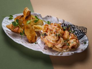 Креветки у вершковому соусі (250g)