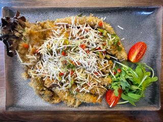 Патладжан ветрило с пармезан