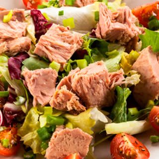 Ensalada De Atún A La Parrilla Y Frijoles