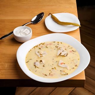 ciorbă de pui a la grec