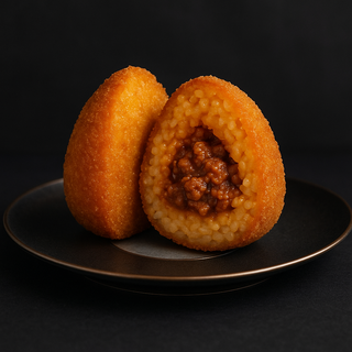 Arancino casero al ragu