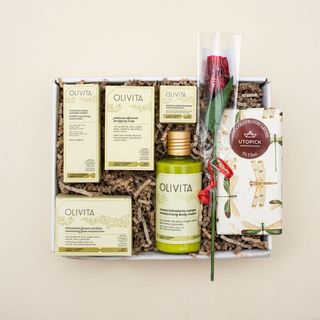 Regalo Cosmética con Rosa de Chocolate