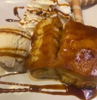 Torrija de brioche Con Helado