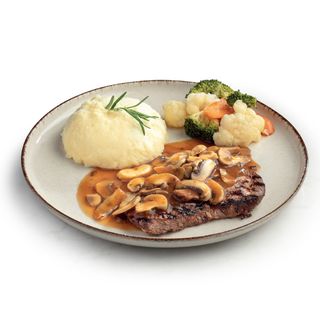 Biftek sa umakom od gljiva