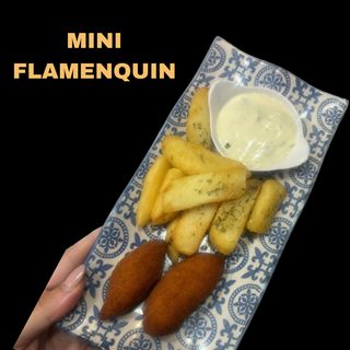 Tapa De Mini Flamenquin Casero De Pollo Y Queso