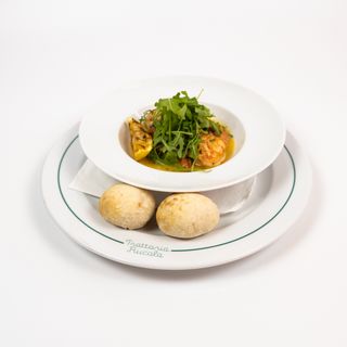 Gamberi al vino bianco