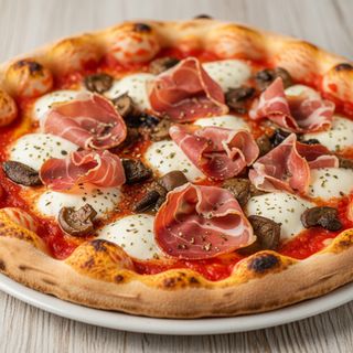 Speck e funghi porcini