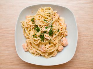 Penne al salmone