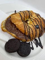 Croissant relleno de Nocilla