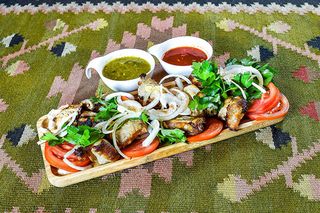 ღორის მწვადი შერეული