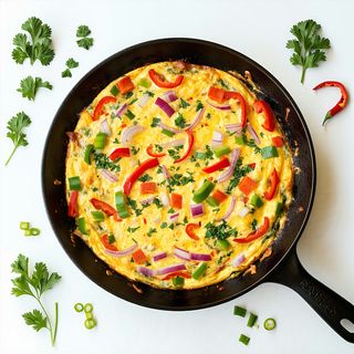 Omleta cu legume la cuptor