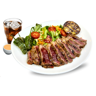 Menú vacío de ternera a la parrilla 