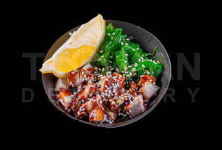 Салат Хіяші боул з вугрем