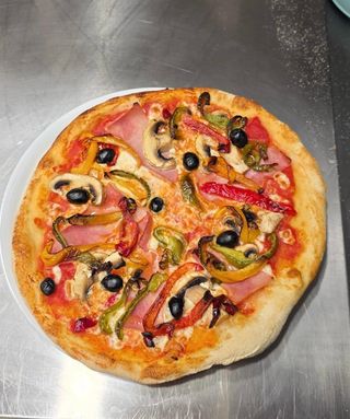 Pizza de 4 estaciones (33 cm.)