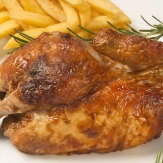 Mezzo pollo allo spiedo