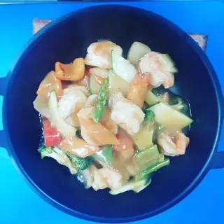Wok de Gambas