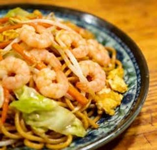 40 Ramen con gamberi