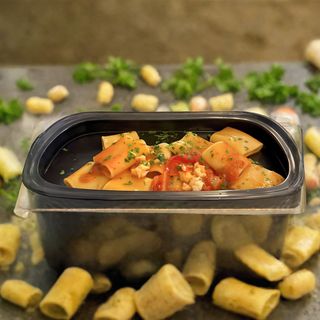 Paccheri con crostacei