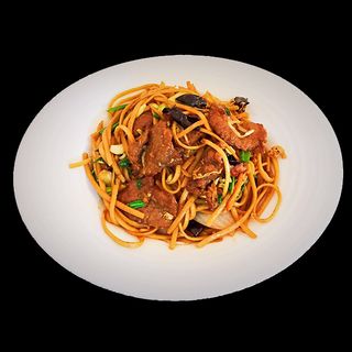 114 Tallarines Salteados Con Termera