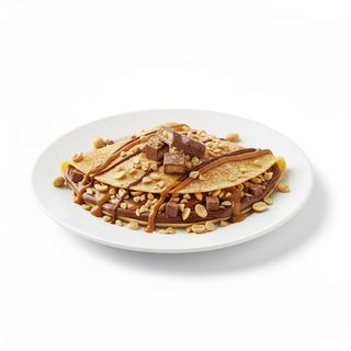 Crêpe Nutella Snickers