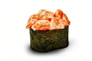 Gunkan spicy łosoś