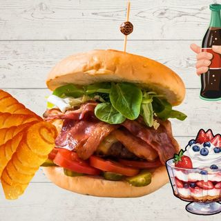 Menú BBQ Bacon CheeseBurger